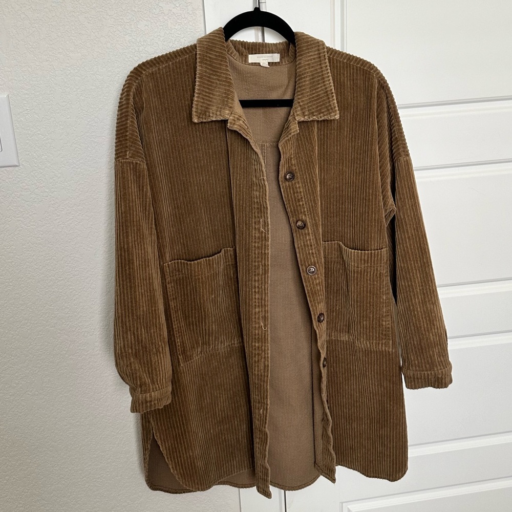 Oversized Corduroy Jacket